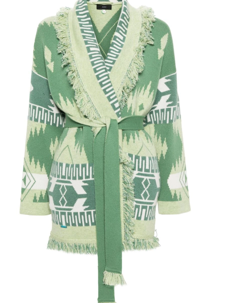 Affordable Alanui cardigan cashmere Icon Women belted 0729